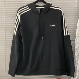 Adidas Climatelite Black Hoodie with Pockets